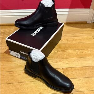 Madden Black Men's Ankle Boots